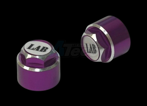 LAB Miscellaneous All Wheel Cap Purple Nut White logo