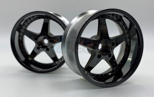 LAB Miscellaneous All Work Equip Wheel Standard Rim Offset 6 Black Chrome