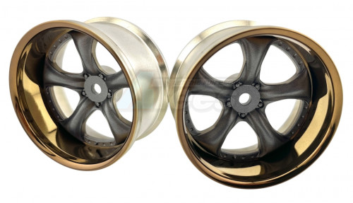 LAB Miscellaneous All Work Vs KF# S1 3p Wheel Deep Rim Offset 8 Bronze Gray Metalic