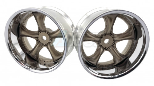 LAB Miscellaneous All Work Vs KF# S1 3p Wheel Deep Rim Offset 8 Chrome Bronze Metalic