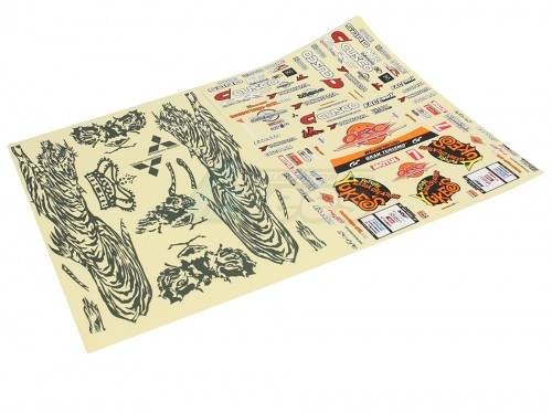 Matrixline RC Miscellaneous All Yukes Tiger Evolution X Decals Set