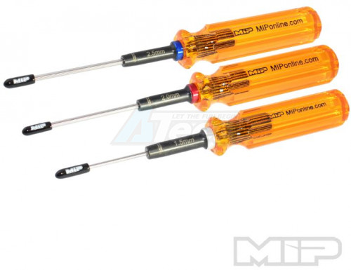 MIP Miscellaneous All MIP Hex Driver Wrench Set Gen 2 Metric (3) 1.5mm 2.0mm & 2.5mm