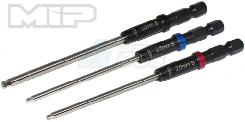 MIP Miscellaneous All MIP Speed Tip™ Ball Hex Driver Wrench Set Gen 2 Metric (3) 2.0mm 2.5mm & 3.0mm