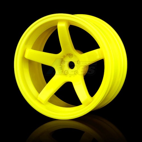 MST Miscellaneous All 5 Spokes Wheel (+8) (4) Yellow