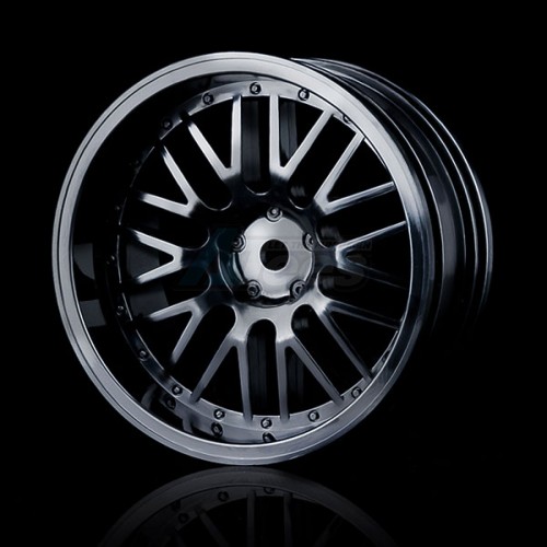 MST Miscellaneous All 10 Spokes 2 Ribs Wheel (+8) (4) Black