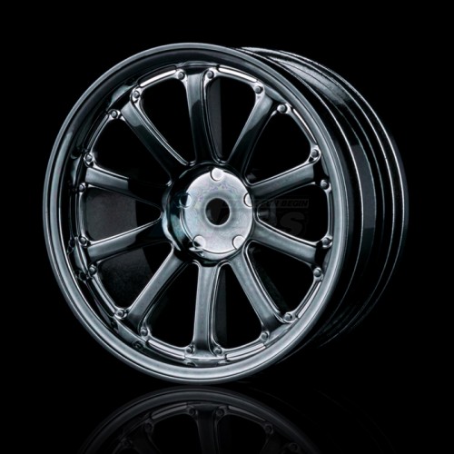 MST Miscellaneous All 77SV Wheel (+5) (4) Silver Black