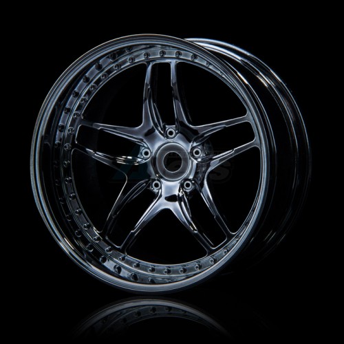 MST Miscellaneous All FB Wheel (+8) (4) Silver Black