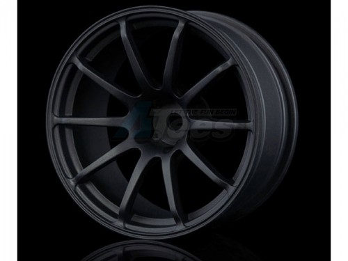 MST Miscellaneous All RS II Wheel (+9) (4) w/Aluminum Nut Flat Black