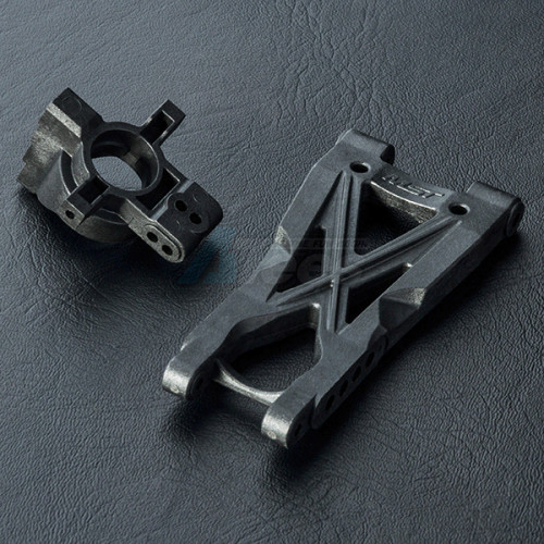 MST Miscellaneous All HT Short rear lower arm (4 holes) & wheel hub