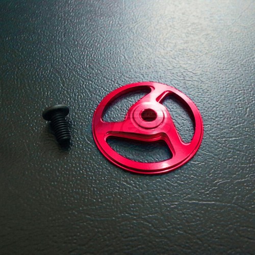 MST Miscellaneous All Aluminum Spur Gear Holder Cover Red