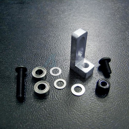 MST Miscellaneous All Aluminum Small Belt Pulley Mount Silver