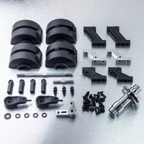 MST Miscellaneous All XXX-D VIP Front Motor Conversion Kit Silver