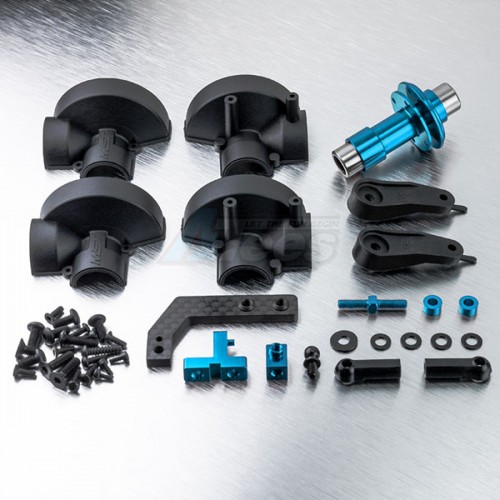 MST Miscellaneous All XXX-D VIP Rear Motor Conversion Kit Blue