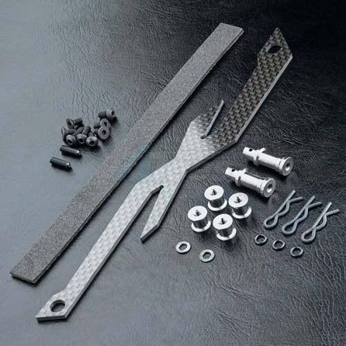 MST Miscellaneous All XXX Adjustable Carbon Battery Strap Silver