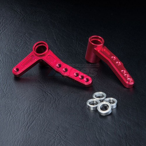MST MST FXX-D FXX Aluminum Steering Arm Set Red