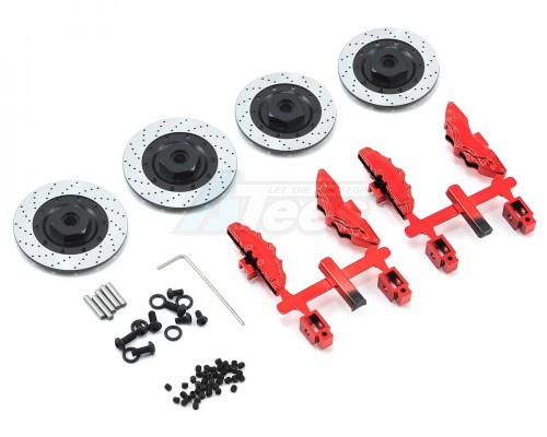 MST MST RMX 2.0 Aluminum Wheel Hubs 6MM (Large Brake Disc Shaped)