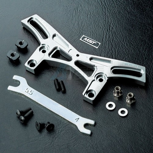MST MST MS-01D MS-01D Aluminum Front Quick Adj. Damper Stay Silver