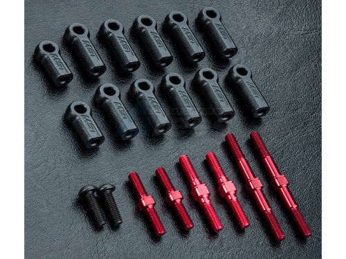 MST MST RMX 2.0 RMX 2.0 S Turnbuckle Shaft Set Red