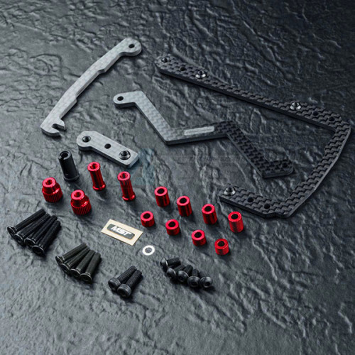 MST MST RMX / RRX 2.5 S RMX / RRX RS Carbon Short Battery Holder Set Red