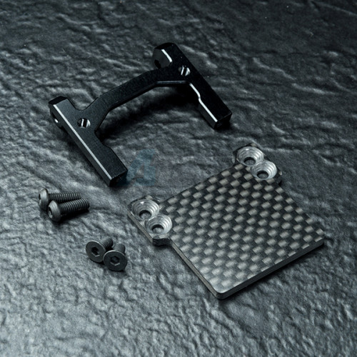 MST MST MRX MRX Aluminium Carbon ESC Rear Mount Set Black