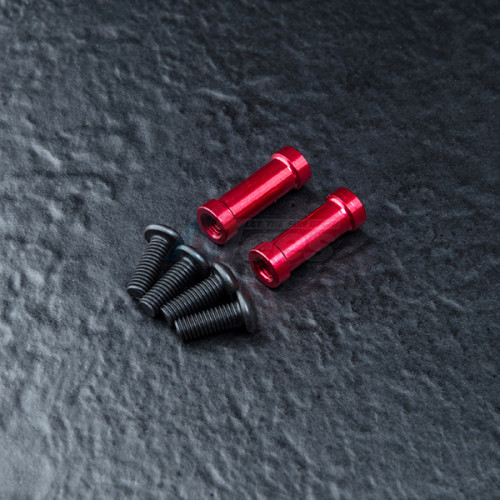 MST MST RMX M Aluminum Post M3X15 (2) Red