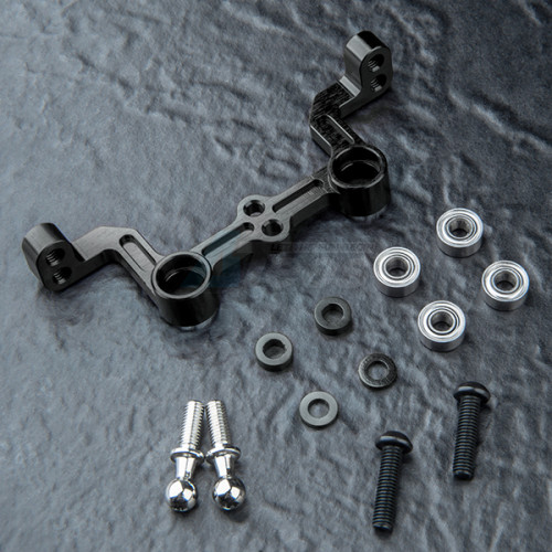 MST MST RMX 2.0 Alumimum Steering Joint Plate (Ackermann adj.) Black