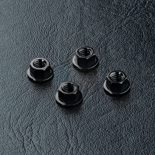 MST Miscellaneous All Aluminum Wheel Nut (4) Black
