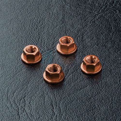 MST Miscellaneous All Aluminum Wheel Nut (4) Copper
