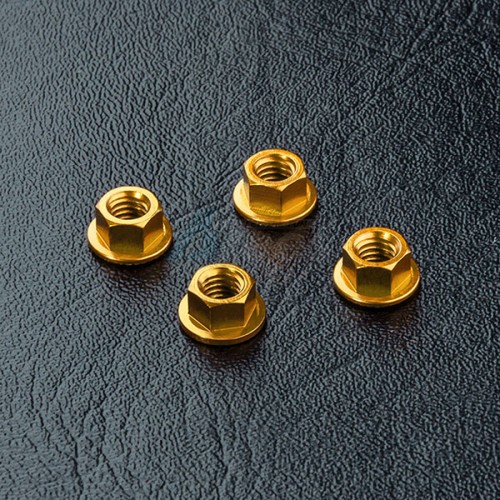 MST Miscellaneous All Aluminum Wheel Nut (4) Gold