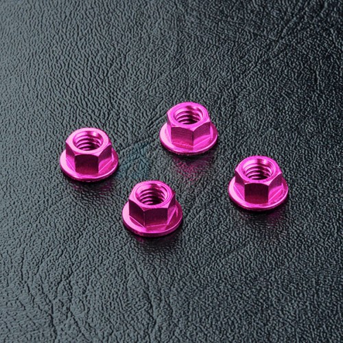 MST Miscellaneous All Aluminum Wheel Nut (4) Pink