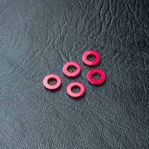 MST MST RMX-D Aluminum Spacer 3 x 5.5 x 1.0 (5) Red