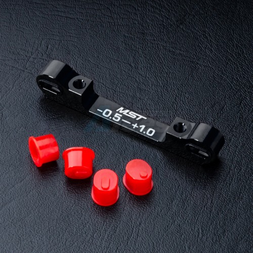 MST Miscellaneous All Adjustable Aluminum Suspension Mount (-0.5-+1.0) Black