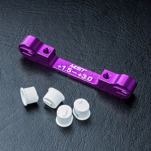 MST Miscellaneous All Adjustable Aluminum Suspension Mount (+1.5-+3.0) Purple
