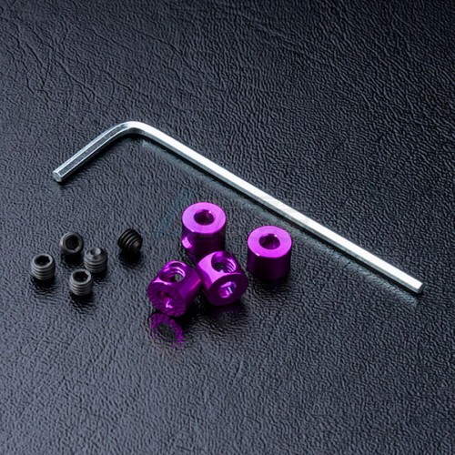 MST Miscellaneous All Aluminum Stabilizer Rod Stopper (4) Purple