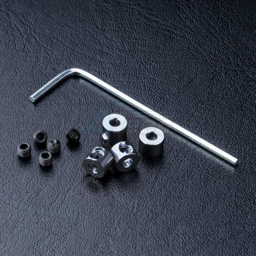 MST Miscellaneous All Aluminum Stabilizer Rod Stopper (4) Silver