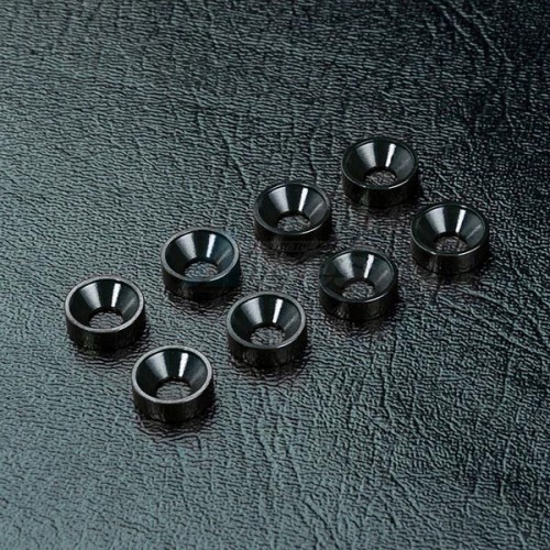 MST Miscellaneous All M3 Aluminum Countersunk Spacer (8) Black