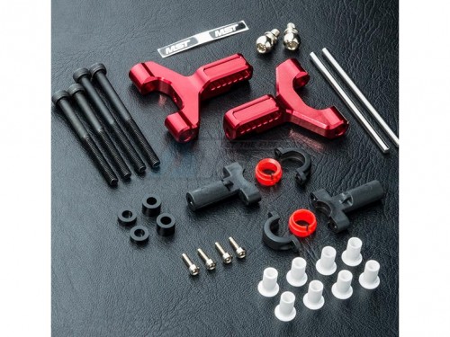 MST Miscellaneous All Aluminum Front Lower Arm Set Red