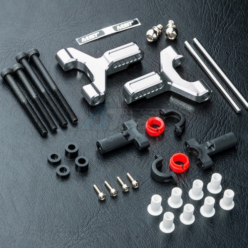 MST MST RRX-D Aluminum Front Lower Arm Set Silver