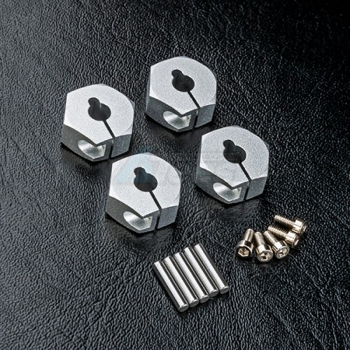 MST MST CMX Aluminum Hex. Wheel Hubs 6MM (4) Silver