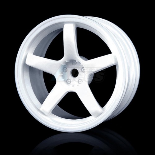 MST Miscellaneous All 5 Spokes Wheel (+3) (4) White