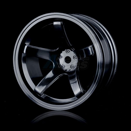 MST Miscellaneous All 5 Spokes Wheel Offset 8 (4) Black