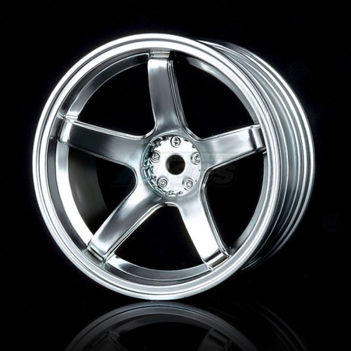 MST Miscellaneous All 5 Spokes Wheel Offset 8 (4) Flat Silver