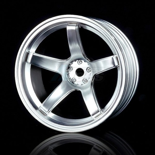 MST Miscellaneous All 5 Spokes Wheel Offset 11 (4) Flat Silver