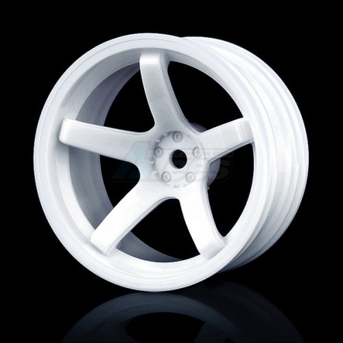MST Miscellaneous All 5 Spokes Wheel Offset 11 (4) White