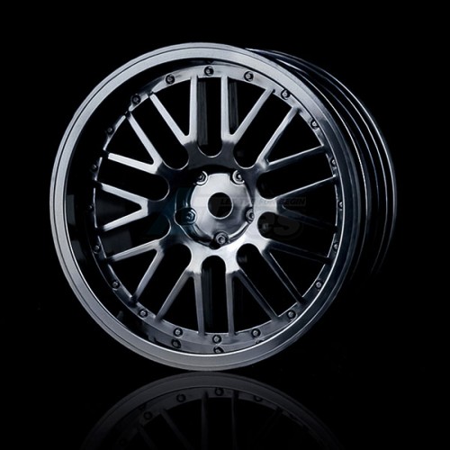 MST Miscellaneous All 10 Spokes 2 Ribs Wheel Offset 5 (4) Black