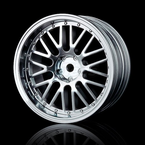 MST Miscellaneous All 10 Spokes 2 Ribs Wheel Offset 5 (4) Flat Silver