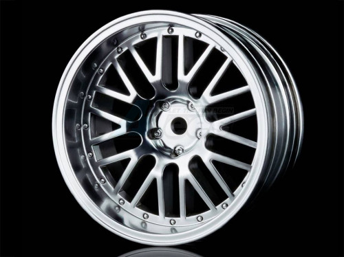 MST Miscellaneous All 10 Spokes 2 Ribs Wheel (+8) (4) Flat Silver