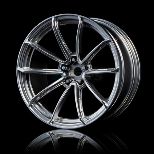 MST Miscellaneous All GTR Wheel (+7) (4) Flat Silver