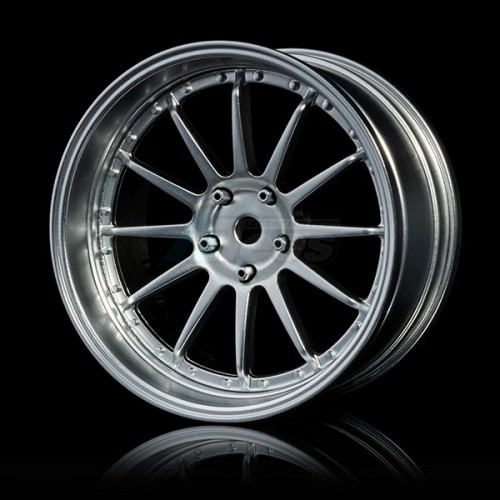 MST Miscellaneous All 21 Offset Changeable Wheel Set (4) Flat Silver