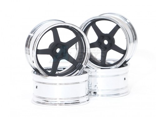 MST Miscellaneous All GT Offset Changeable Wheel Set (4) Flat Black